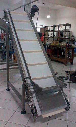 Esteira para transporte de alimentos Esteira para transporte de alimentos