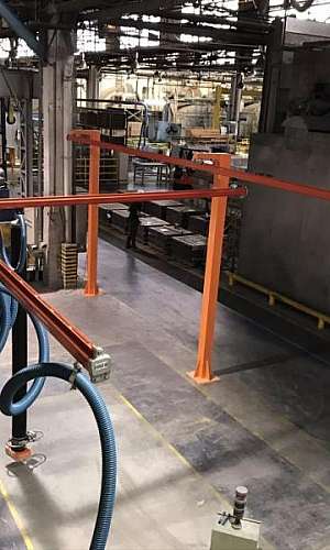 Instalação de manipulador a vácuo Instalação de manipulador a vácuo