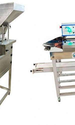 Máquina embaladora e seladora Máquina embaladora e seladora