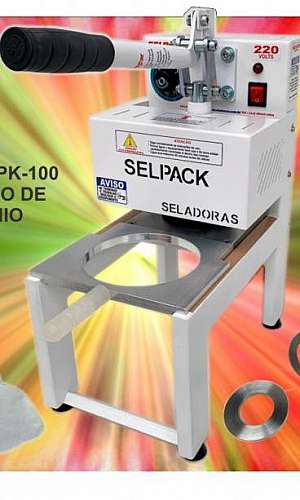 máquina seladora de potes máquina seladora de potes
